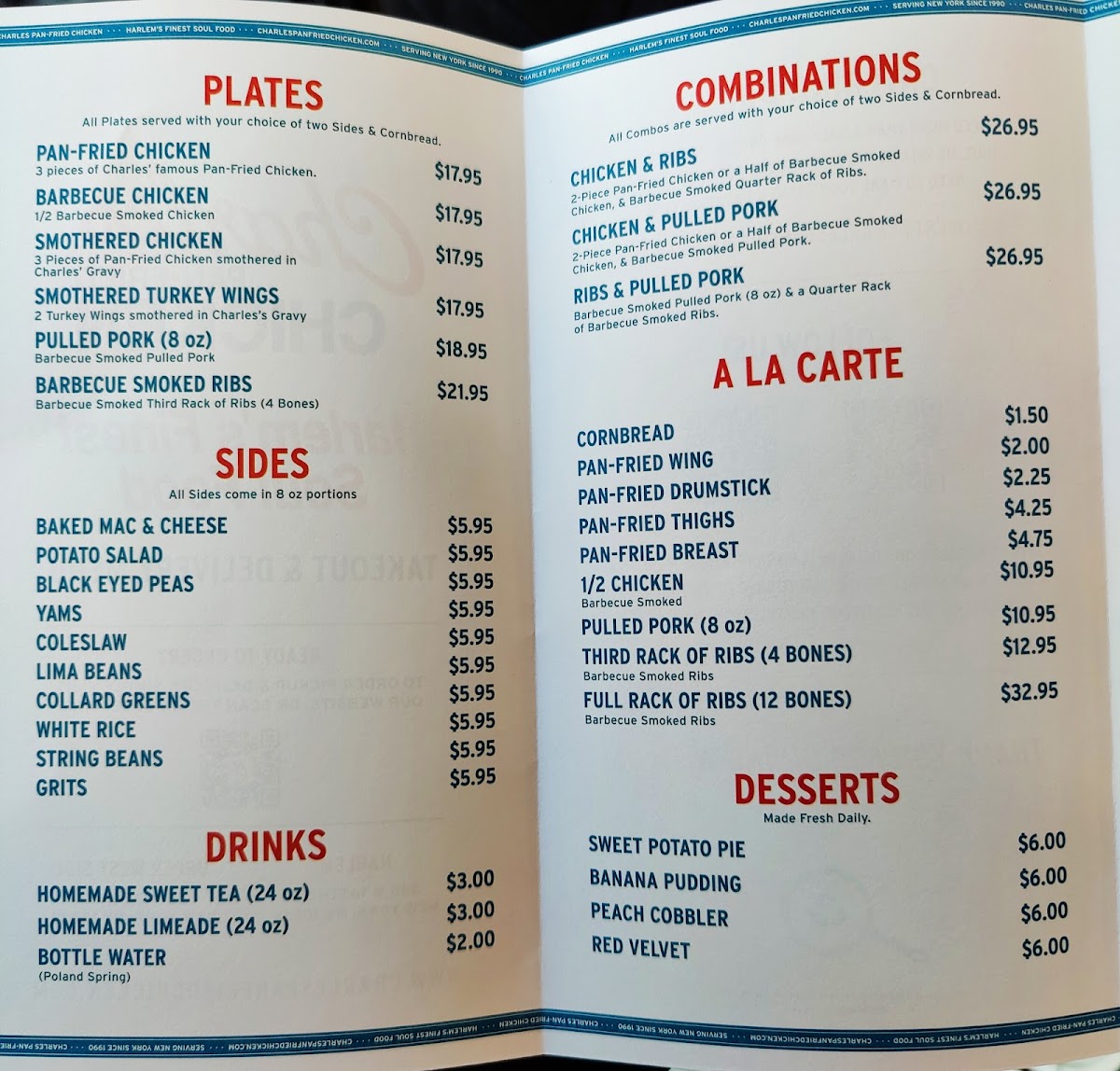 Charles Pan-Fried Chicken Menu - Image 6